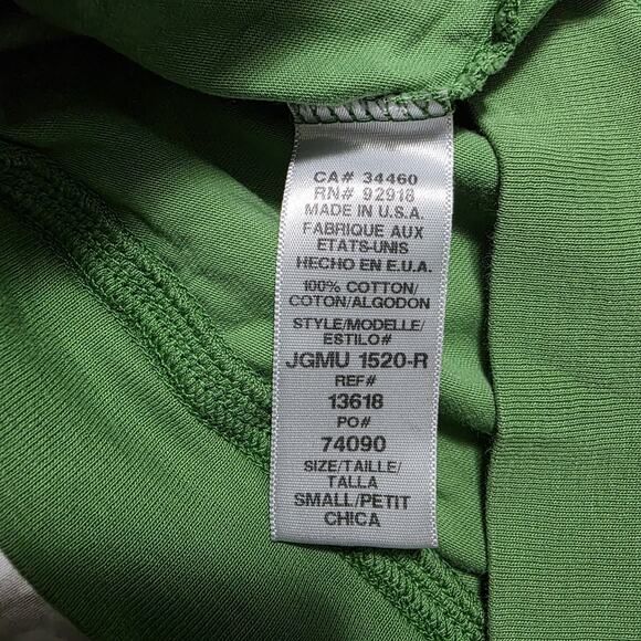 Juicy Couture Green Crown Logo Hoodie Dress Top Small S USA Made Y2K Early 2000s - Picture 4 of 6